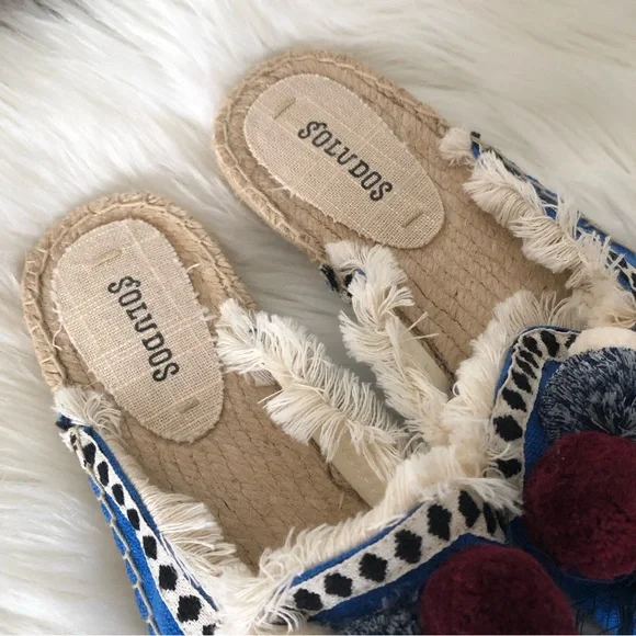 Soludos Pom Pom Espadrilles mules Shoes